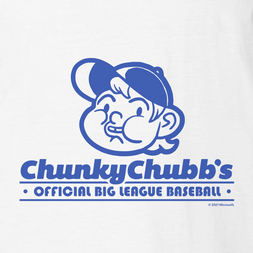 Grounded Chunky Chubb's 3/4 Sleeve Baseball T-Shirt Royal / Xs